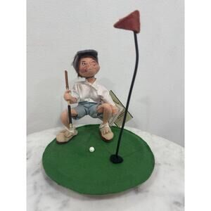 Vintage Annalee Mobilitee Golf Doll 8”